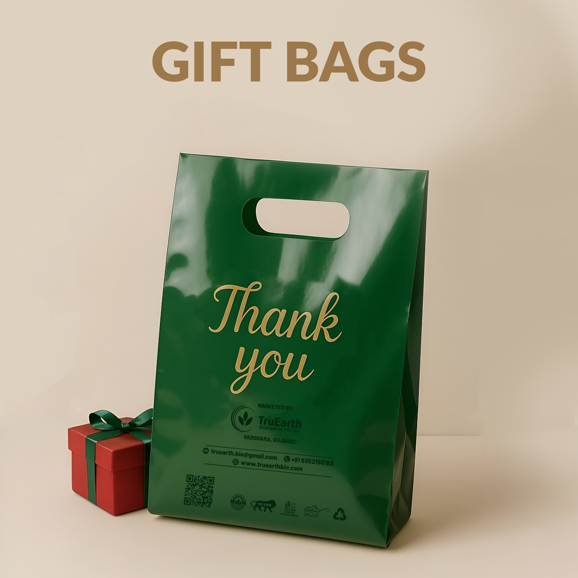 COMPOSTABLE GIFT BAGS